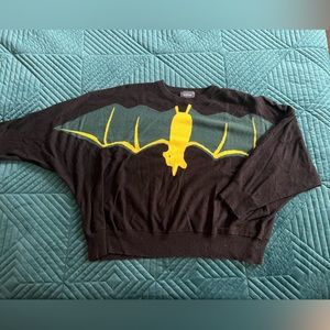 Cropped bat sweater